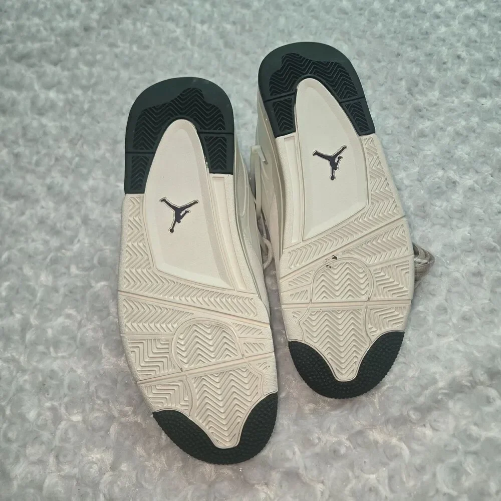 Jordan Air 4 RM Mens Size 11 White Sneakers New leather Low Top Athletic
